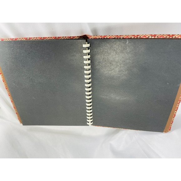 Amfile Willoweave Photograph Album Scrapbook Black Pages For Mounting Vintage - Picture 6 of 10